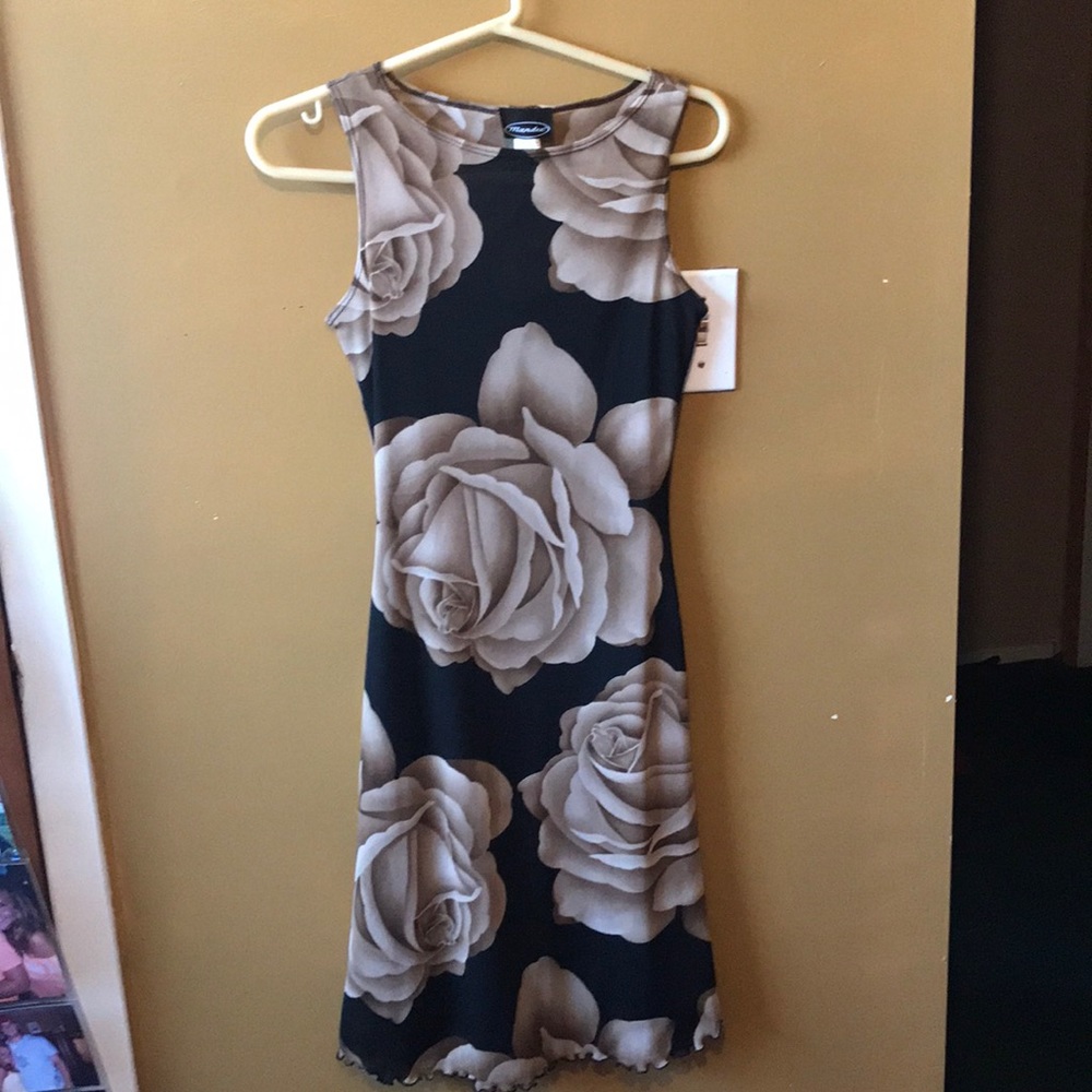 Mandee polyster floral dress with lining